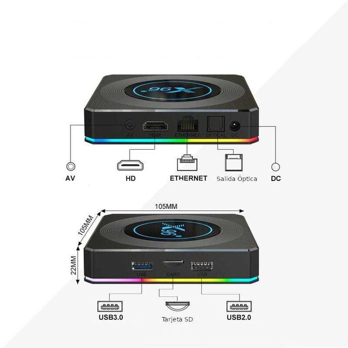 [NOVO] Box X96 X4 S905X4 4GB RAM 32GB/64GB ROM Android 11