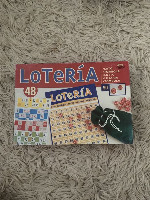 Jogo de tabuleiro Lotaria como novo