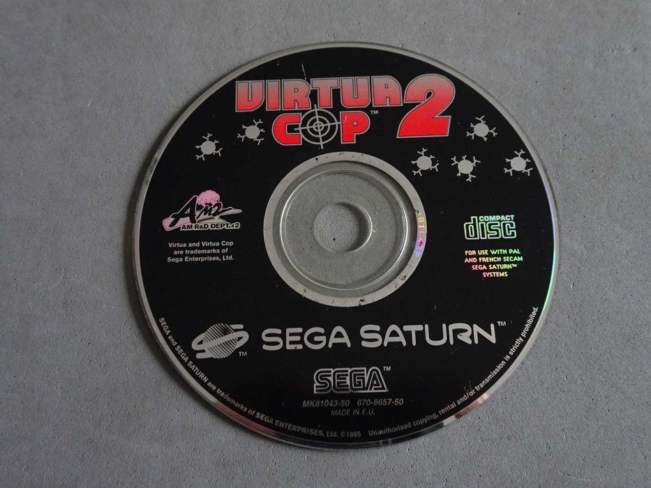 Jogo Sega Saturn Virtua Cop 2