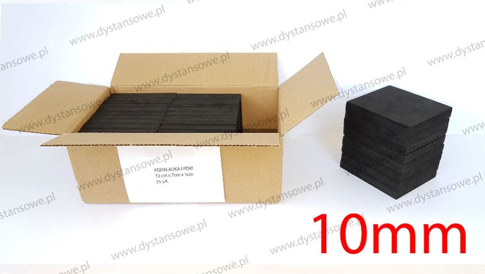 podkładki 10cm pod LEGARY pod taras, deski tarasowe, dystans gumowe