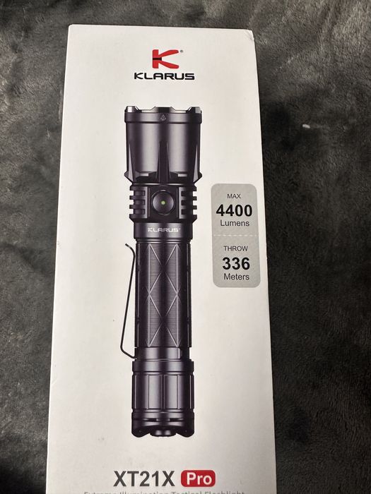 Ліхтар klarus xt21x pro 4400lm 336m
