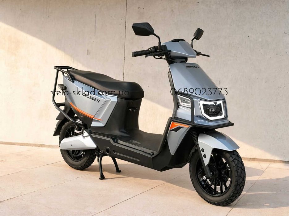 Электроскутер Crosser СR-13  2500w LFP (LiFePO4) 76.8v 30ah(Новый 2026)
