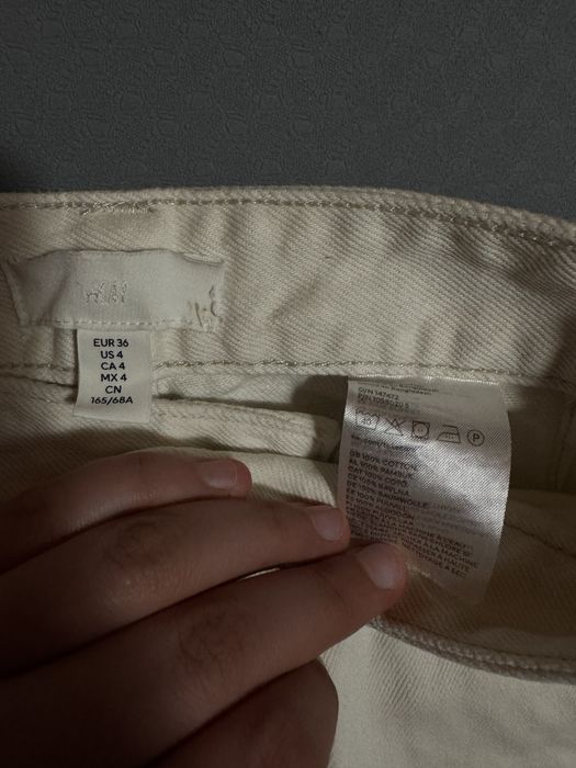 Dżinsy białe H&M