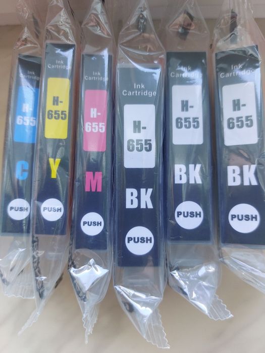 Tusze 655 do drukarki hp