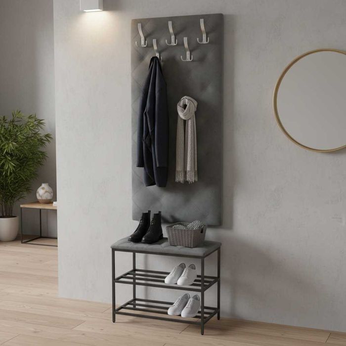 Комплект банкетки зі стінкою — стиль та порядок у вашому передпокої