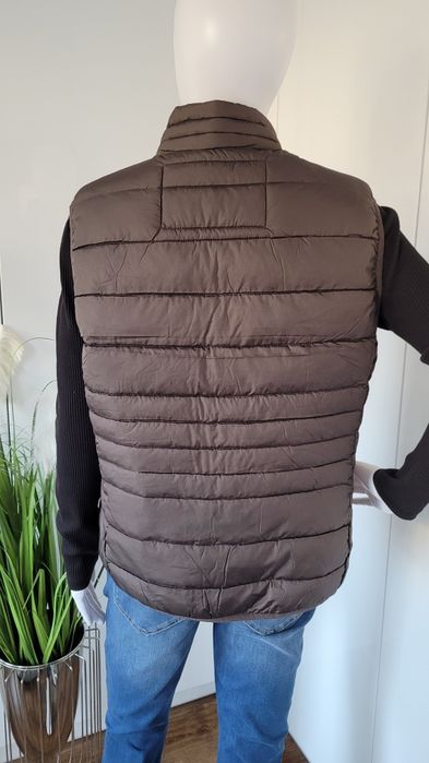 Kamizelka damska bezrękawnik pikowany krótki brązowy Jack&Jones XL