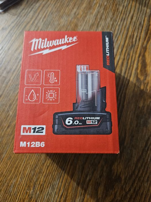 Bateria Milwaukee M12 6ah nowa nieużywana