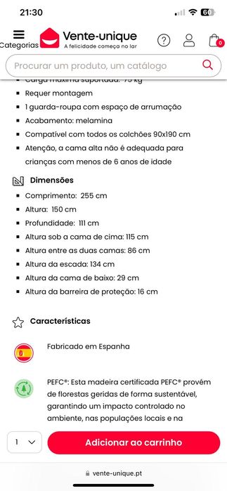 Vende-se Beliche
