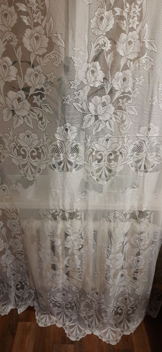 Кухонная тюль б/у