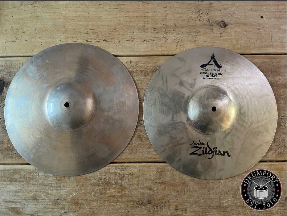 Zildjian Aカスタム PROJECTION Hi-Hat Bottom Zildjian Z Custom Hi Hat Cymbal Bottom Only 15