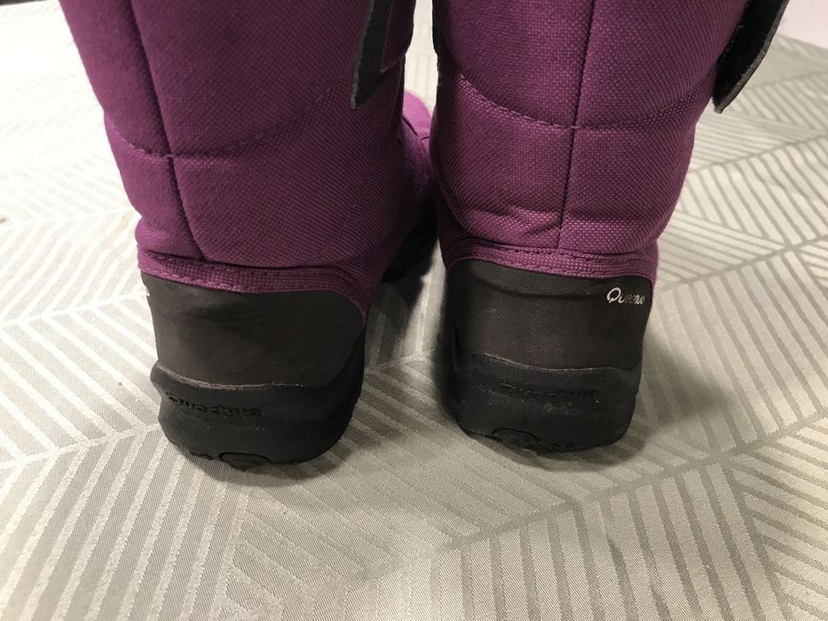 Buty sniegowce Quechua fioletowe r.31