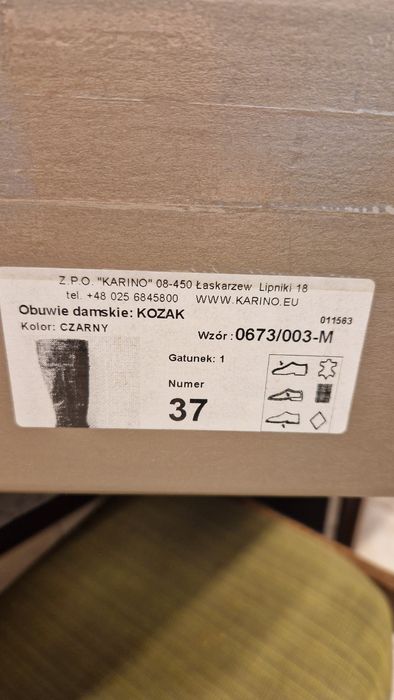 Kozaki damskie czarne