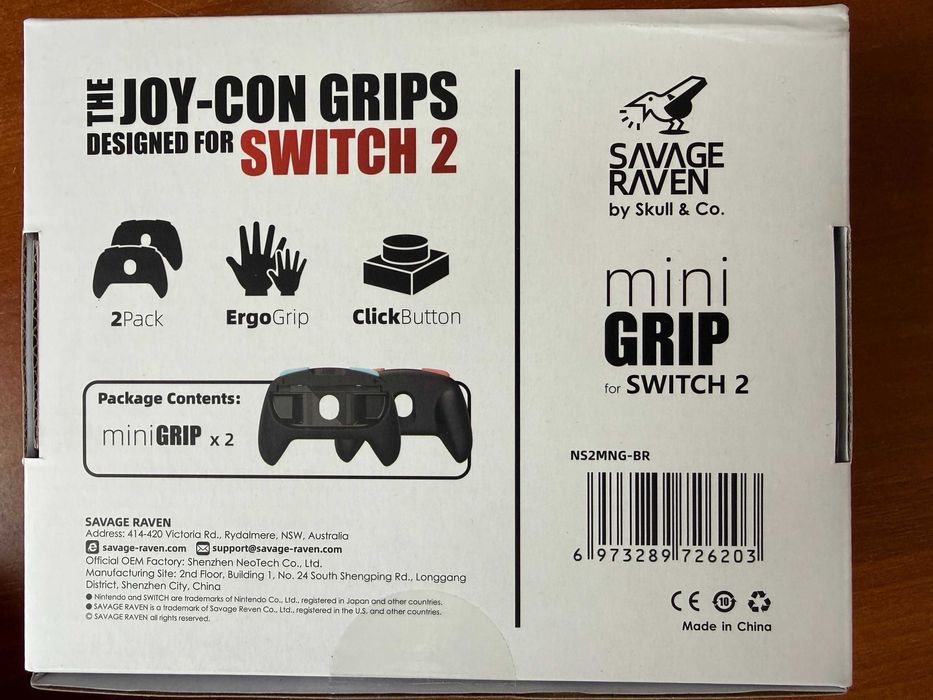 Skull & Co Mini Grip Nintendo Switch 2