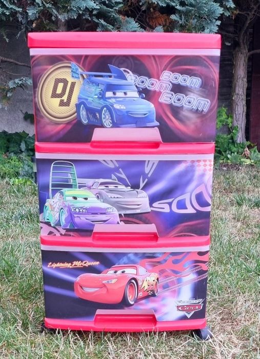 Regał pojemnik na zabawki Zygzak McQueen