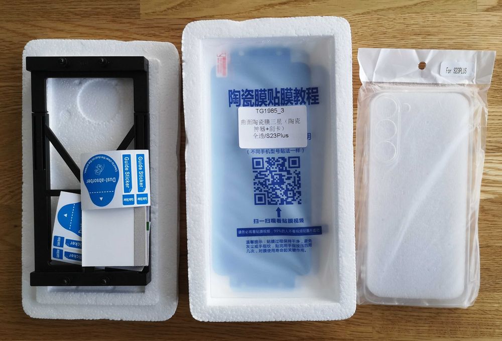 Samsung Galaxy S23+ folia ochronna i etui s23 plus