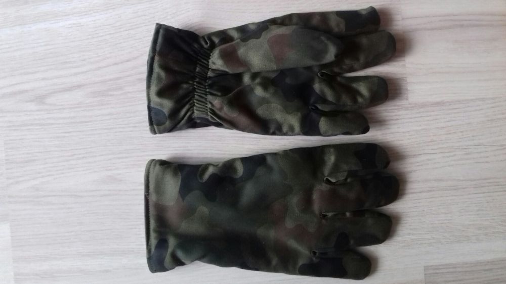 Rękawice męskie moro