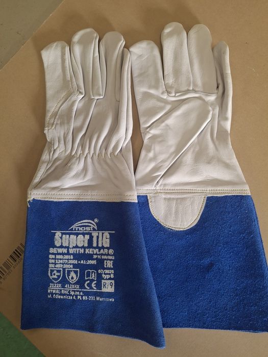 Rękawice spawalnicze super tig i białe tig