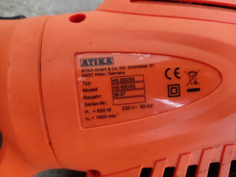 Nożyce elektryczne do żywopłotu Atika HS 650/55