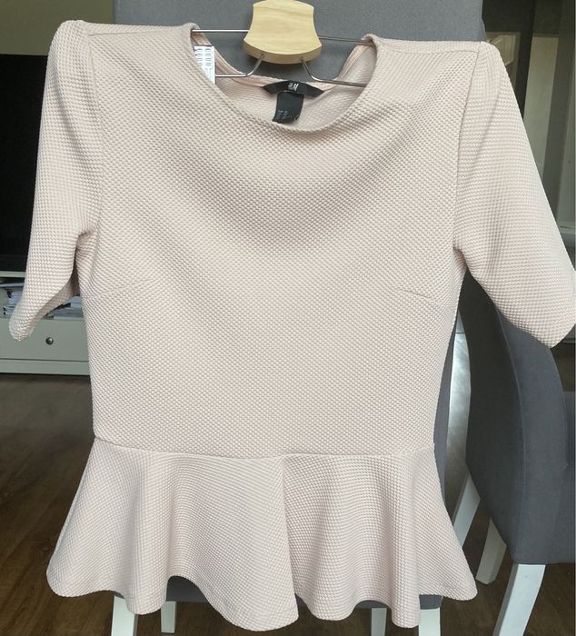 Bluzka H&M z baskinką rozm. XS