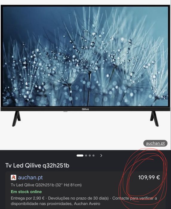 Vento tv Qilive Smart 32’’