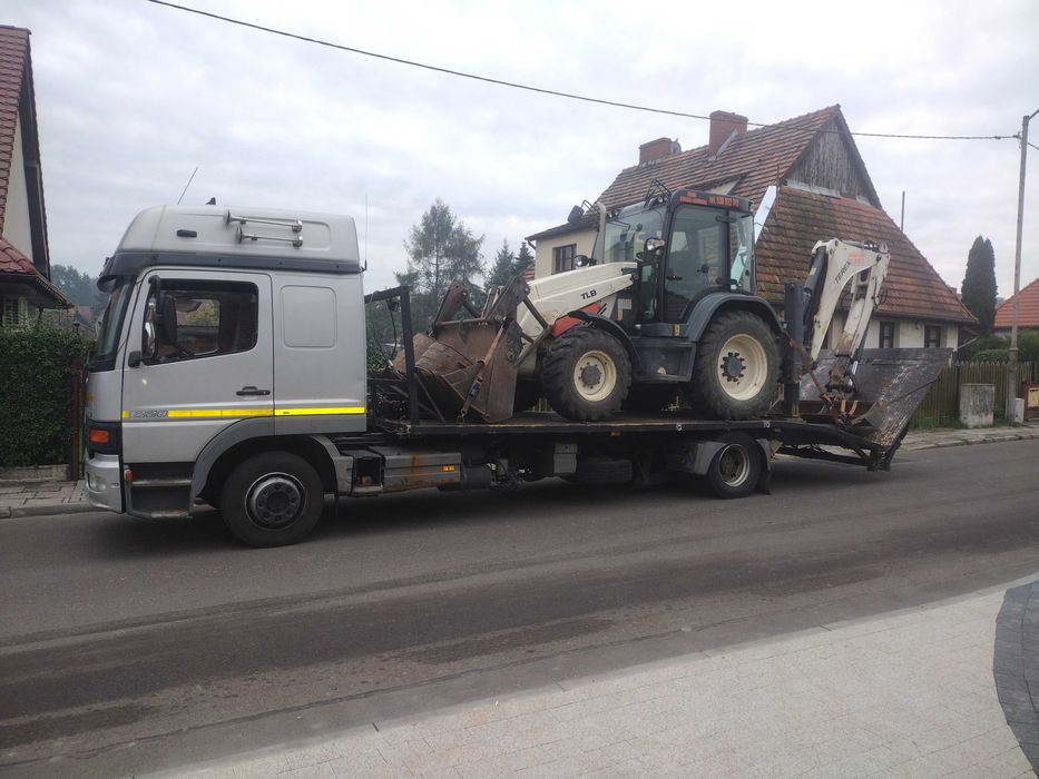 pomoc drogowa laweta  transport pojazdów maszyn rolniczych budowlanych
