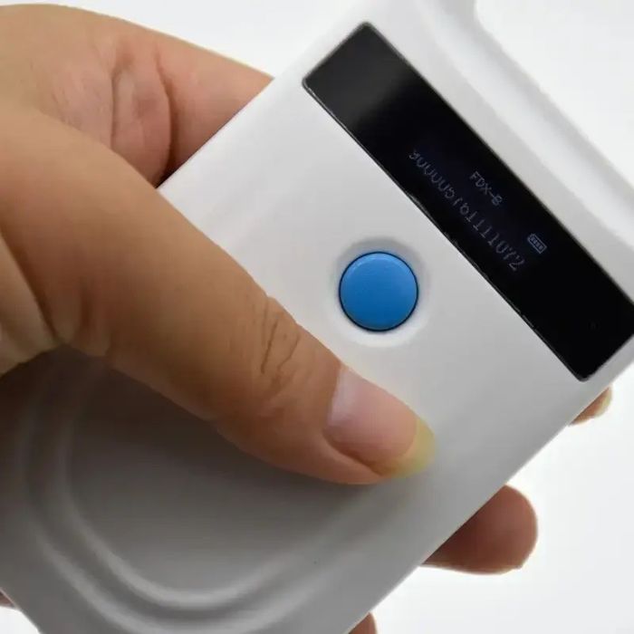 Зчитувач чіпів міток, сканер для тварин RFID 134.2KHz