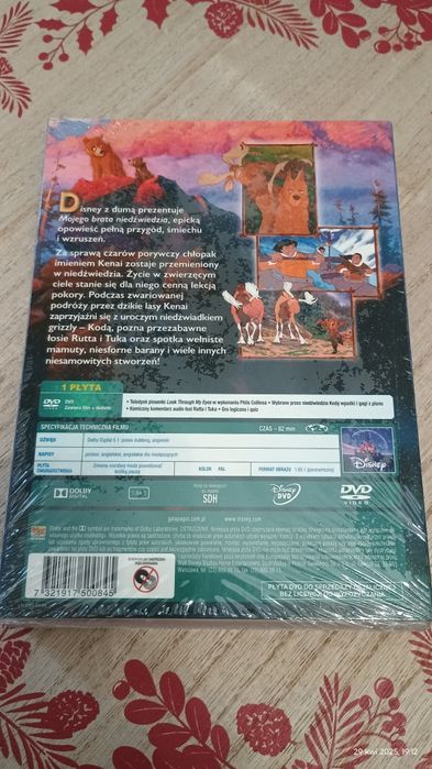 Mój brat niedźwiedź bajka film nowy w foli