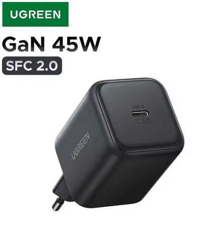 Зарядний пристрій 45W UGREEN X524 - GaN Блок MFi PD QC