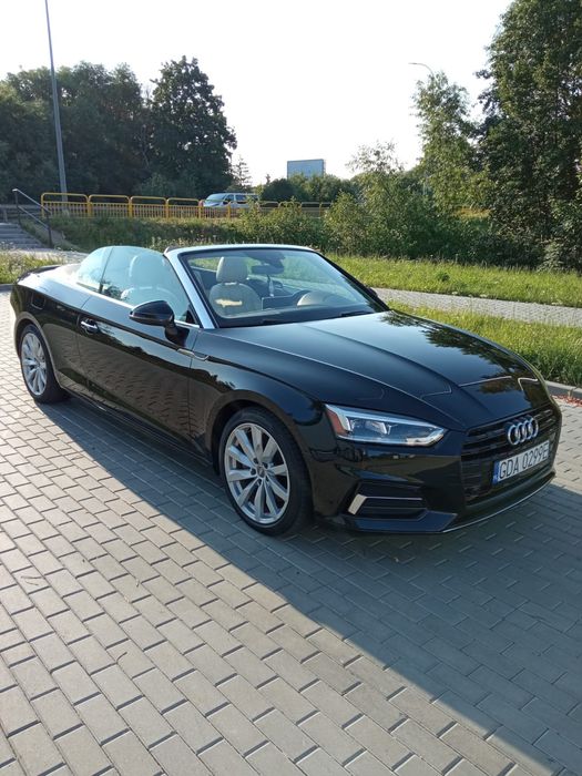 Audi A5 cabrio 2018r.  2.0 252KM Quattro automat stan bdb