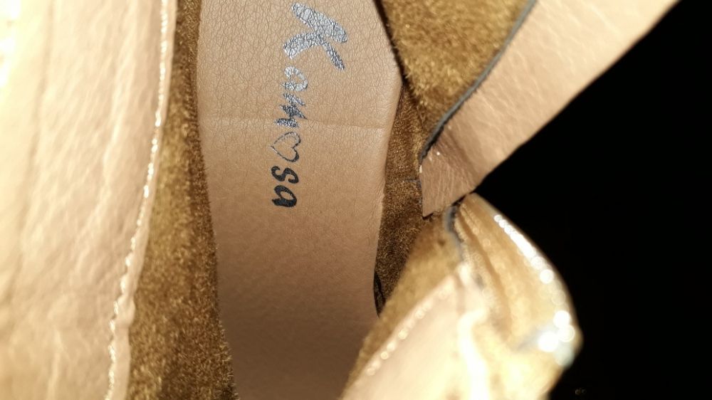 botins camel novos n36