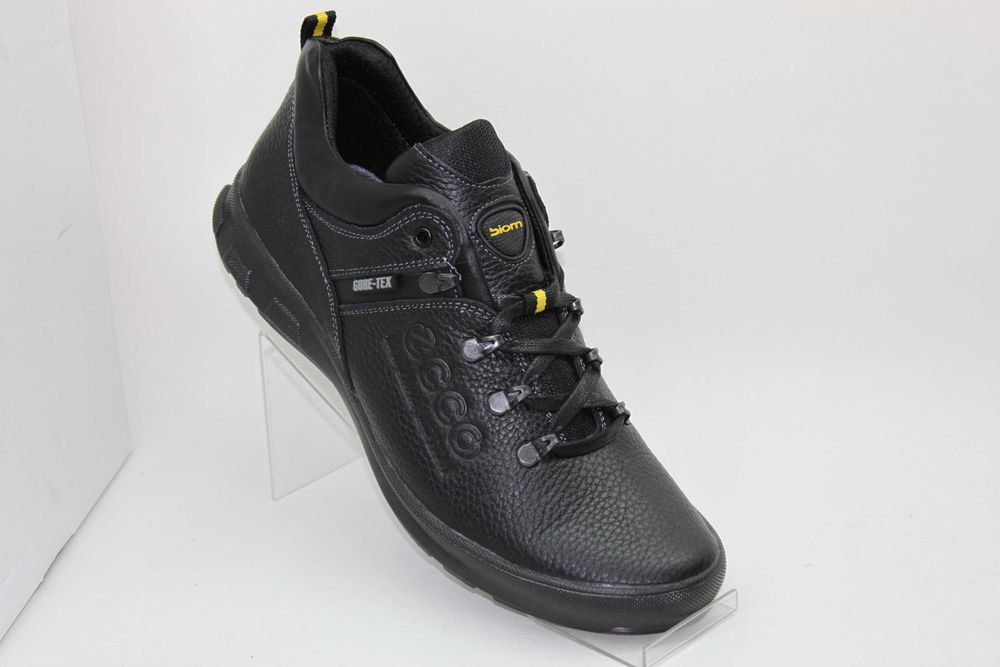 ECCO - кожаные кроссовки туфли кеды кросівки с Gore-Tex.(код:12-3кожа)