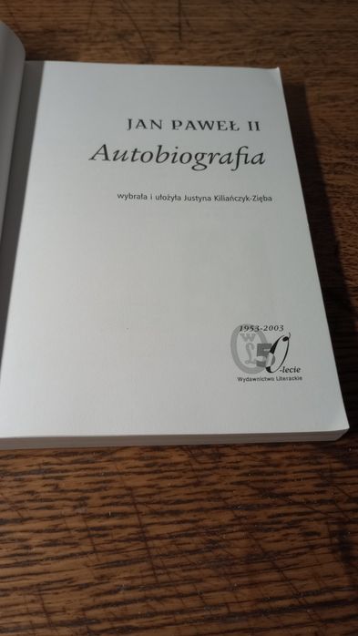 Autobiografia. Jan Paweł II