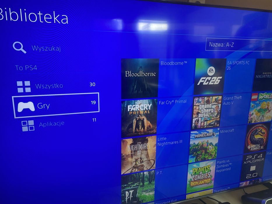 Ps4 slim, niski soft, dużo gier, goldhen