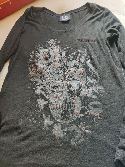 T-shirt, manga comprida, preta, La Mode est à Vous, 36