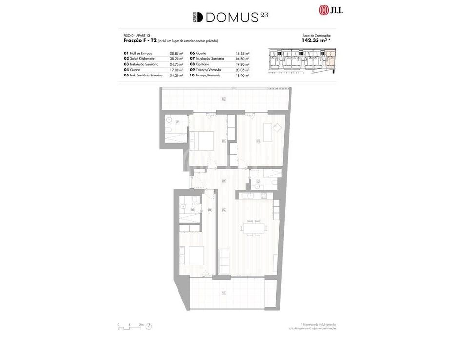 Apartamento T1+1 com estacionamento, no DUMUS, Lagos, Algarve
