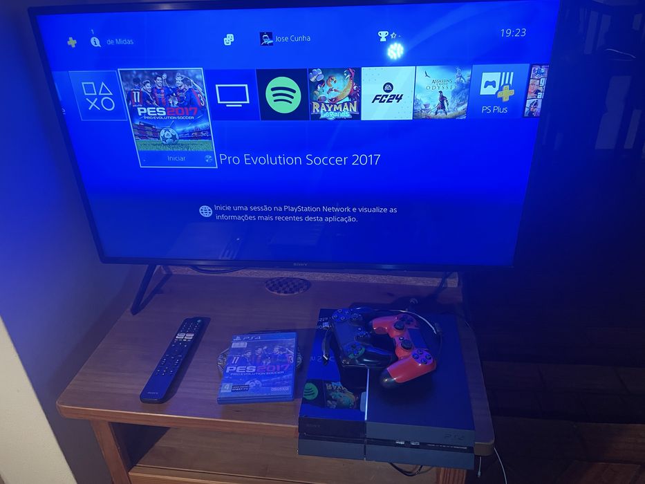PS4 + 2 comandos + PES 2017