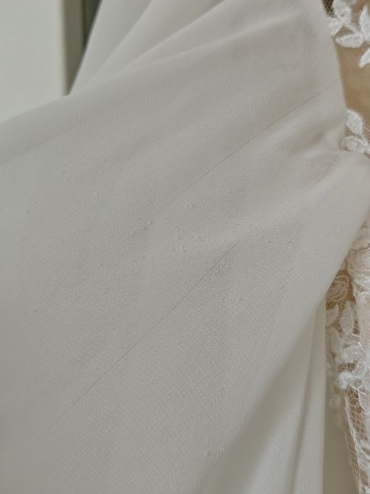 Suknia ślubna z długim rękawem Annais Romassima off white petite boho