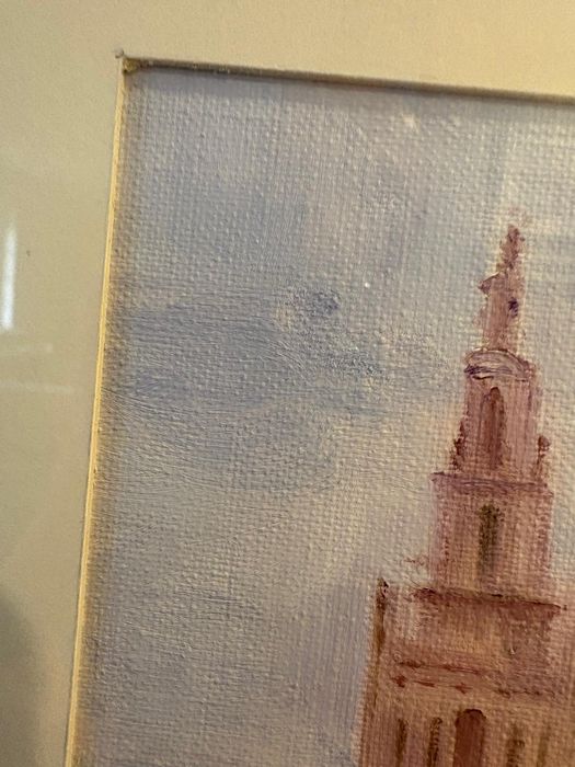 Quadro Óleo sobre Tela — Giralda de Sevilha, assinado