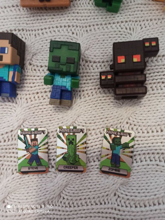 Figurki z serii minecraft