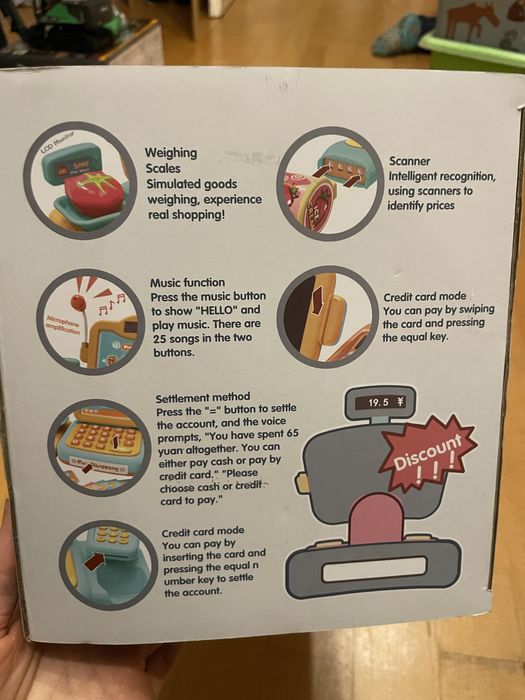 Zabawka kasa sklep zestaw