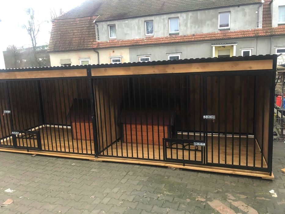 Kojec dla psa szybką realizację zamówienia. Boks klatka zagroda. Buda