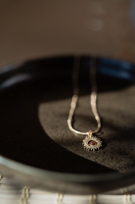 Złoty łańcuszek Opal Sun