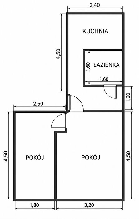 Mieszkanie 2 pokoje 33m2 ul. Puławska