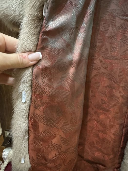 Шубка пальто норка палломино