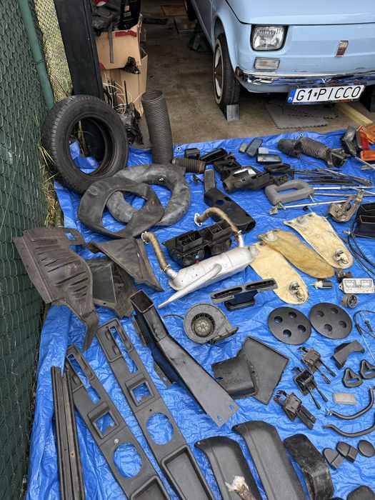 Części Fiat 126p ST FL EL prądnica szyby aparaty zapłonowe