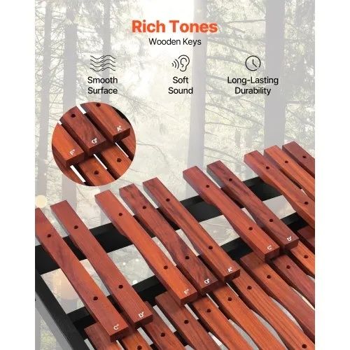 Xilofone Glockenspiel VEVOR, 37 notas, Instrumento de Percussão Profissional