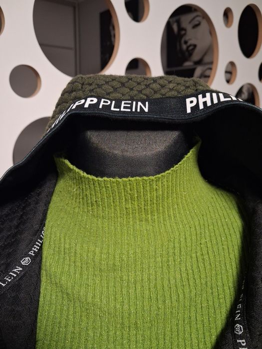 Khaki kardigan  Philip Plein