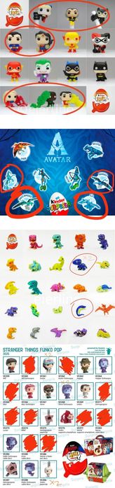 Figurki kinder joy