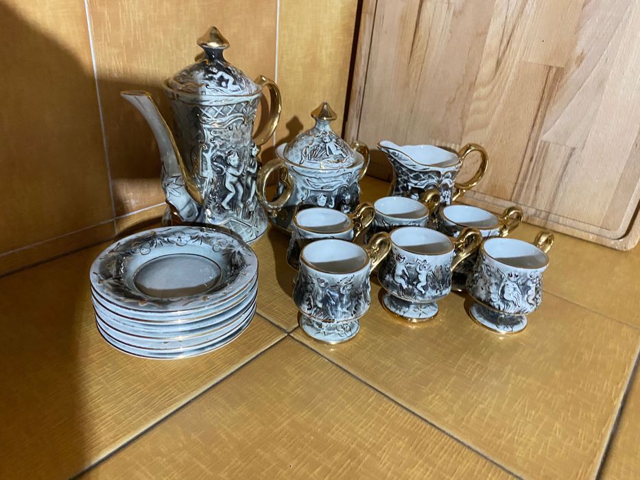 Conjunto de cafezinho vintage