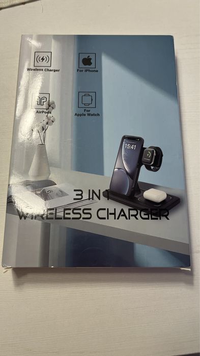 Bezprzewodowa ładowarka 3w1 do Apple